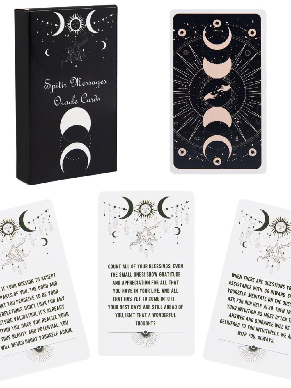 Knana Spirit Messages Oracle Cards, Life Oracle Cards Deck, Oracle Cards for Beg